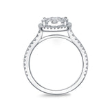 Memoire Diamond Bouquet Engagement Ring-Memoire Diamond Bouquet Engagement Ring -