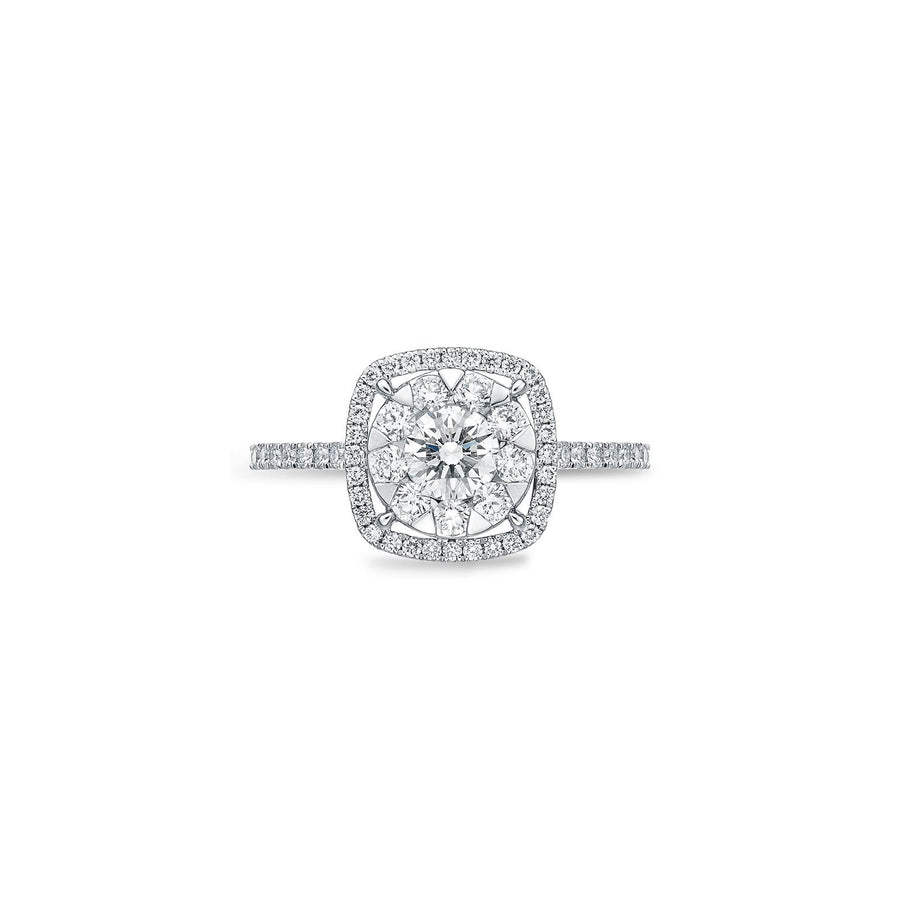 Memoire Diamond Bouquet Engagement Ring -