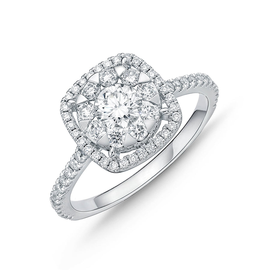 Memoire Diamond Bouquet Engagement Ring -