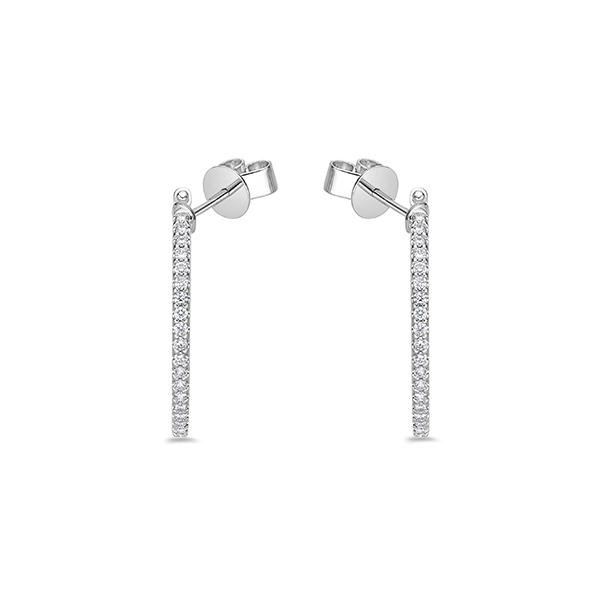 Memoire Diamond Hoop Earrings -