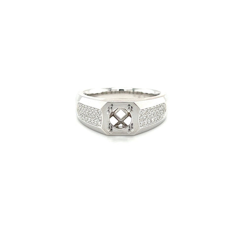 Memoire Diamond Mounting Ring-Memoire Diamond Mounting Ring -