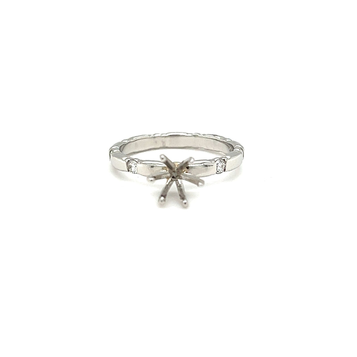Memoire Diamond Mounting Ring - DMMEM00166