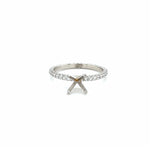 Memoire Diamond Mounting Ring-Memoire Diamond Mounting Ring - DMMEM00760