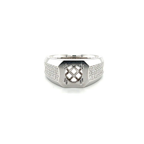 Memoire Diamond Mounting Ring-Memoire Diamond Mounting Ring - DMMEM01394