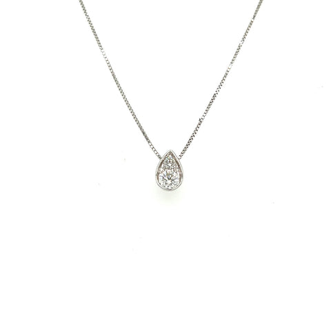 Memoire Diamond Pendant Necklace-Memoire Diamond Pendant - DNMEM00505
