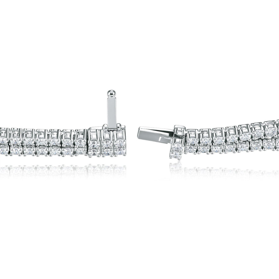 Memoire Double Diamond Necklace -
