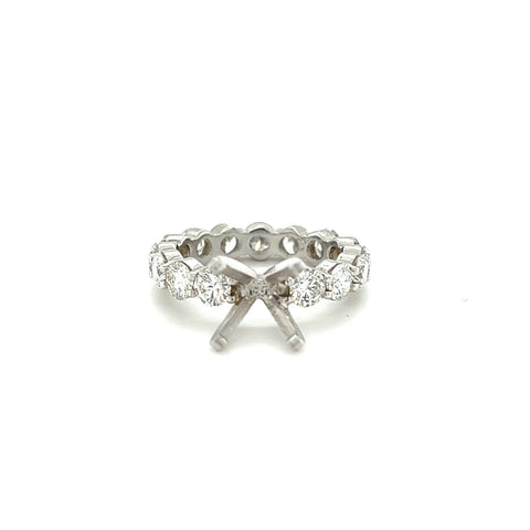 Memoire Odessa Platinum Diamond Mounting Ring-Memoire Odessa Platinum Diamond Mounting Ring - DMMEM01321