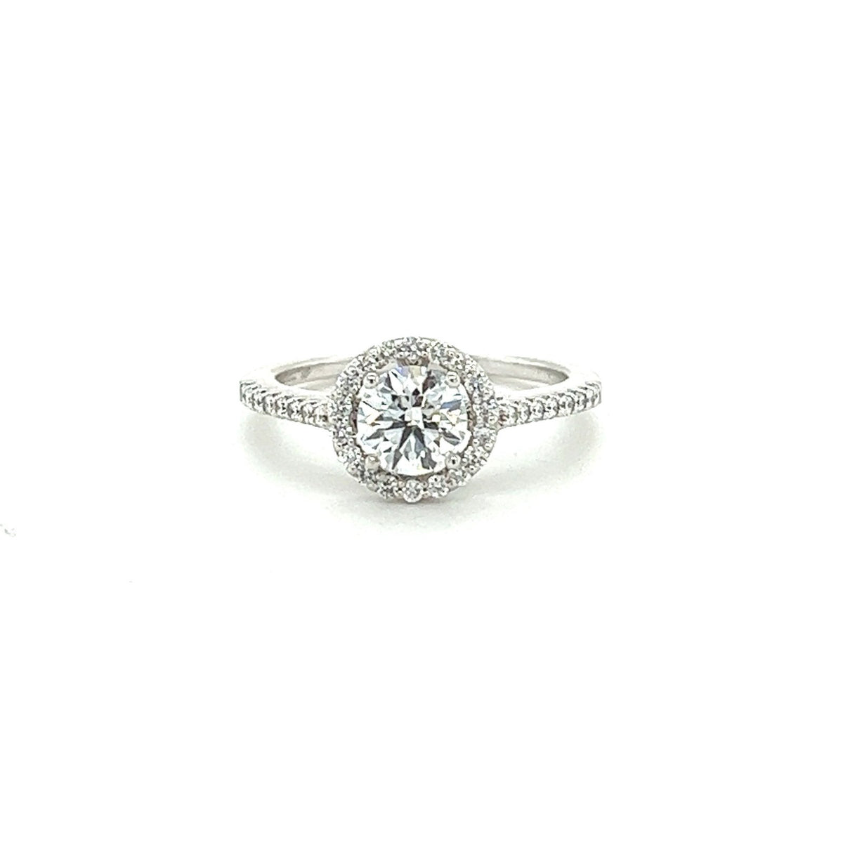 Memoire Round-cut Engagement Ring - MTK15ER-0100MPL