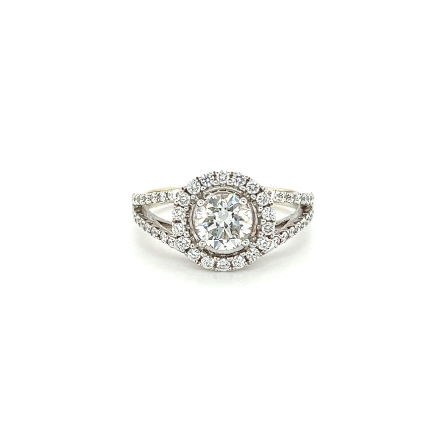 Memoire Round-cut Engagement Ring - MTK16ER-0125MW