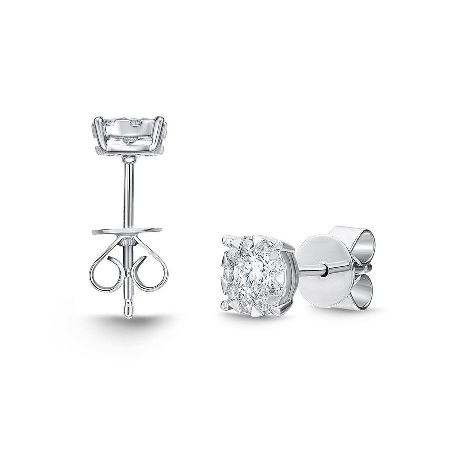 Memoire x Forevermark Diamond Bouquet Earrings -