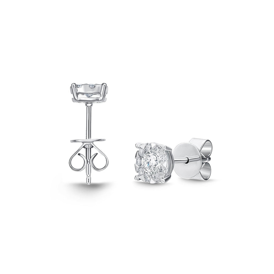 Memoire x Forevermark Diamond Bouquet Earrings -