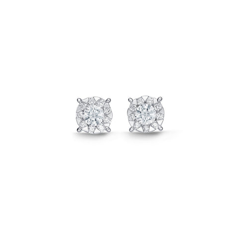 Memoire x De Beers Forevermark Diamond Bouquet Earrings-Memoire x Forevermark Diamond Bouquet Earrings -