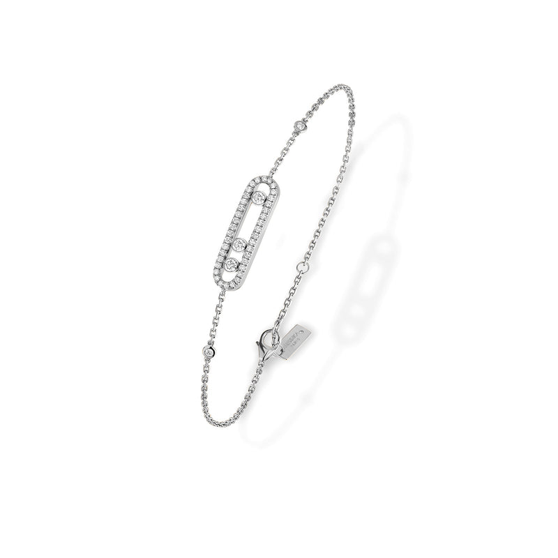 Messika Baby Move Pavé Bracelet-Messika Baby Move Pavé Bracelet - 04325-WG