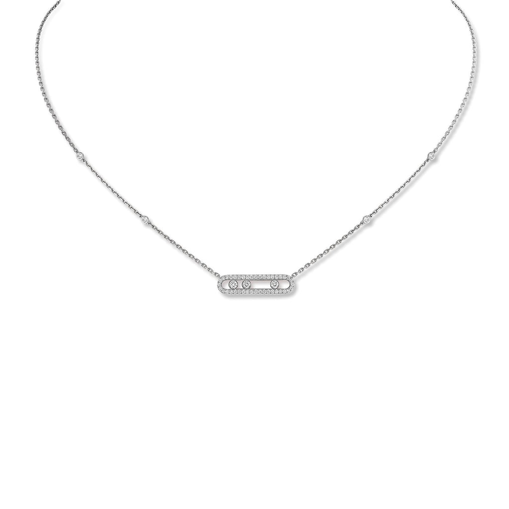 Messika baby move pave necklace Clearance