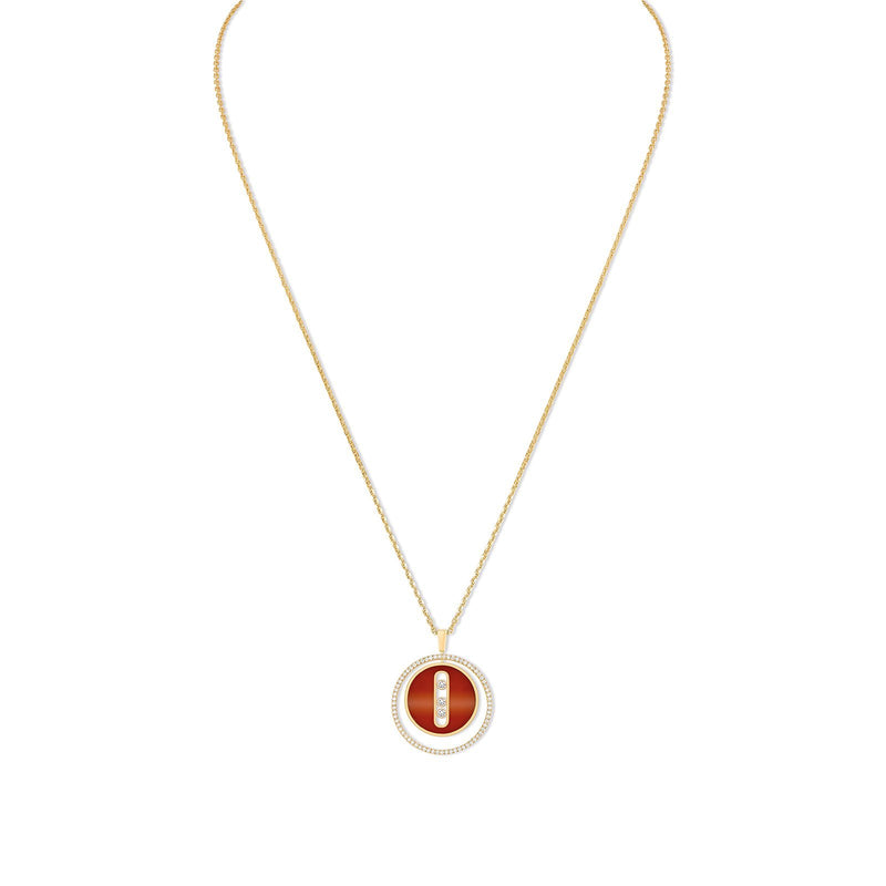 Messika Carnelian Lucky Move Pendant-Messika Carnelian Lucky Move Pendant -