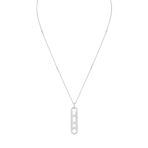 Messika Move 10th PM Necklace-Messika Collier Move 10Th Pm - 10032-WG