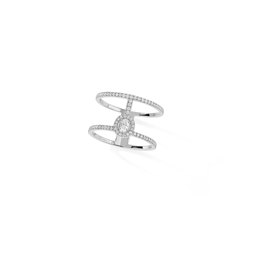 Messika Glam'Azone 2 Rows Pavé Diamonds Ring -