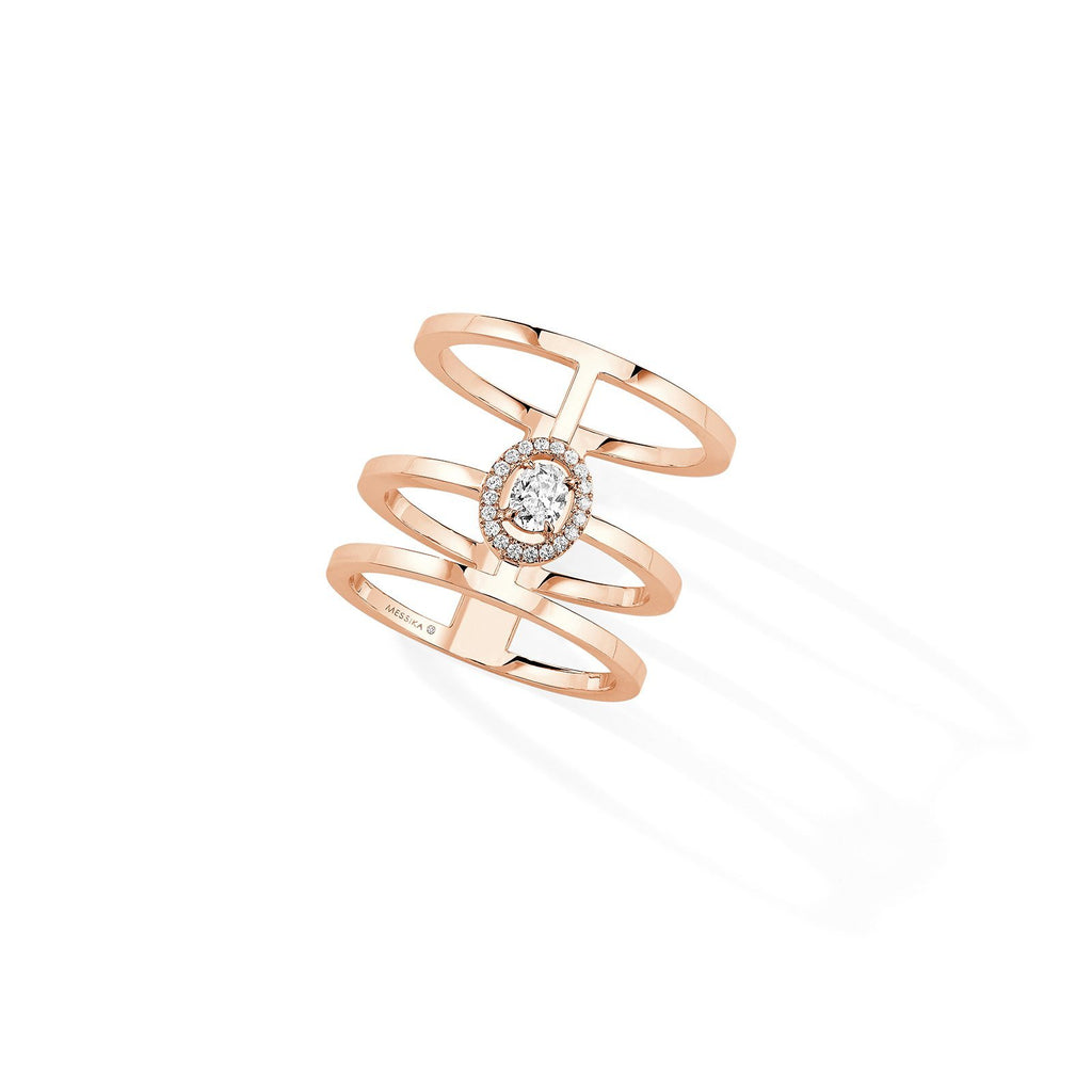 Messika Boutique Los Angeles: Glam'Azone Double Yellow Gold Diamond Ring -  Luxferity
