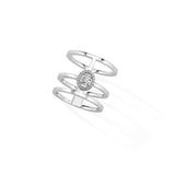 Messika Glam'Azone 3 Rows Ring-Messika Glam'Azone 3 Rows Ring -