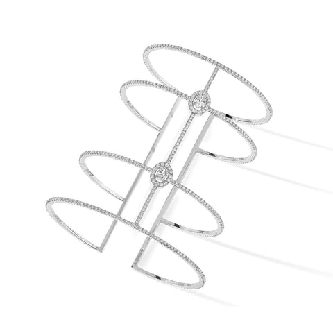 Messika Glam'Azone 4 Rows Pavé Diamonds Bracelet-Messika Glam'Azone 4 Rows Pavé Diamonds Bracelet -