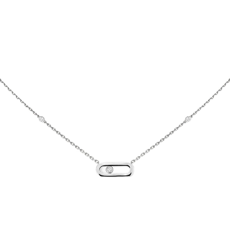 Messika Move Uno Necklace-Messika Gold Move Uno - 10053-WG