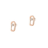 Messika Gold Move Uno Stud Earrings-Messika Gold Move Uno Stud Earrings - 12305-PG
