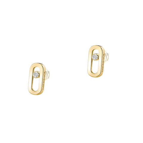 Messika Gold Move Uno Stud Earrings - 12305-YG