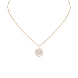 Messika Lucky Move PM Pavé Necklace-Messika Lucky Move PM Pavé Necklace - 07397-PG