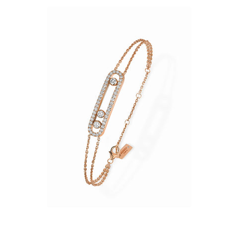 Messika Move Classic Pavé Bracelet-Messika Move Classic Pavé Bracelet - 03995-PG