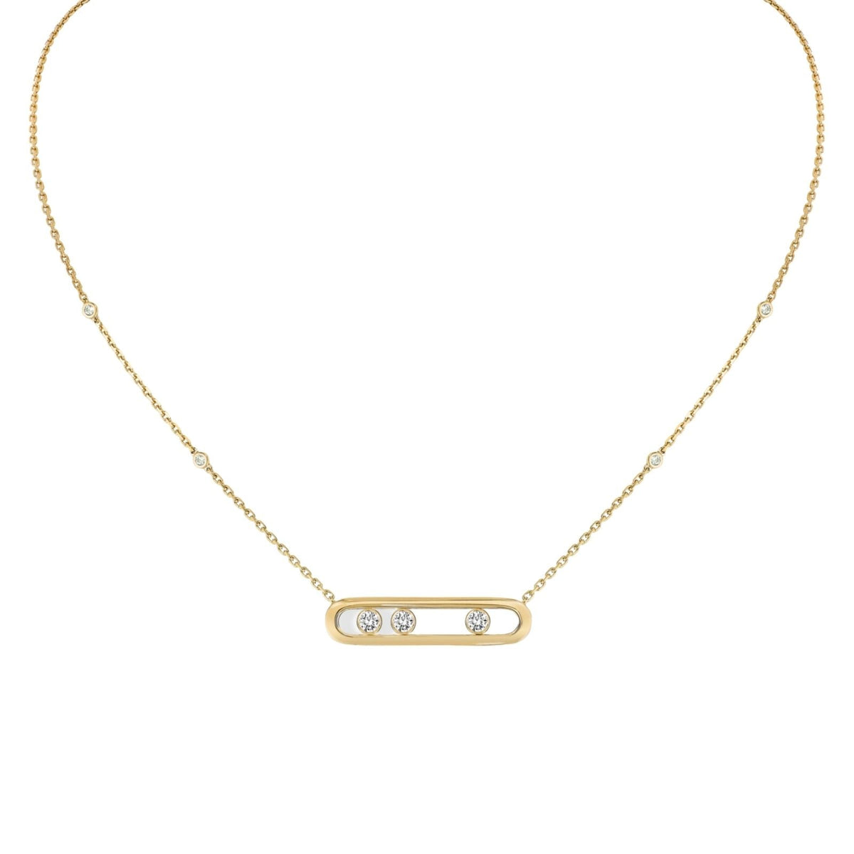 Messika Move Diamond Necklace - 03997-YG
