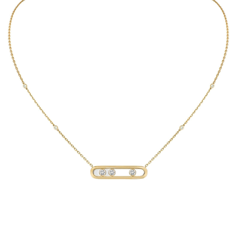 Messika Move Diamond Necklace-Messika Move Diamond Necklace - 03997-YG