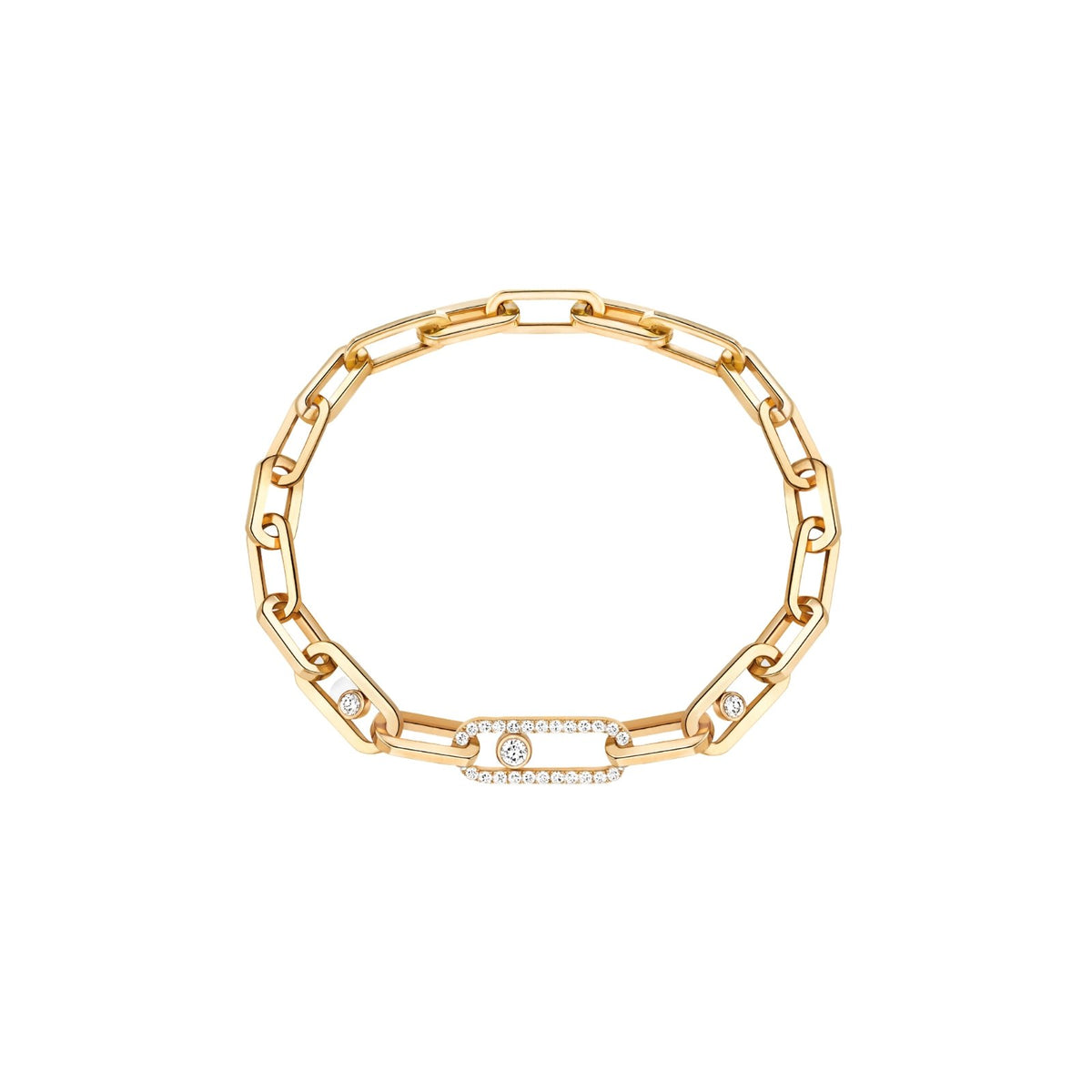 Messika Move Link Diamond Bracelet - 12576-YG