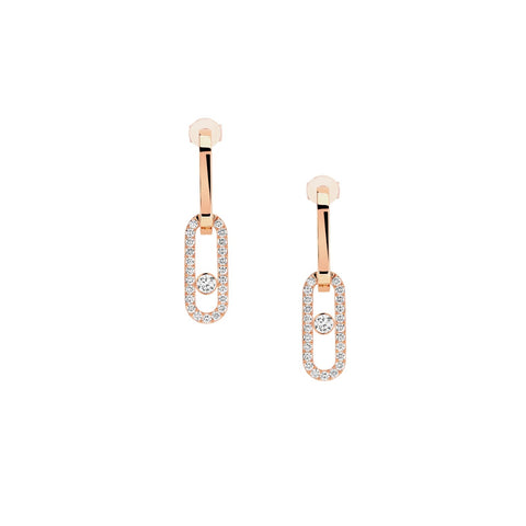 Messika Move Link Diamond Earrings - 12469-PG