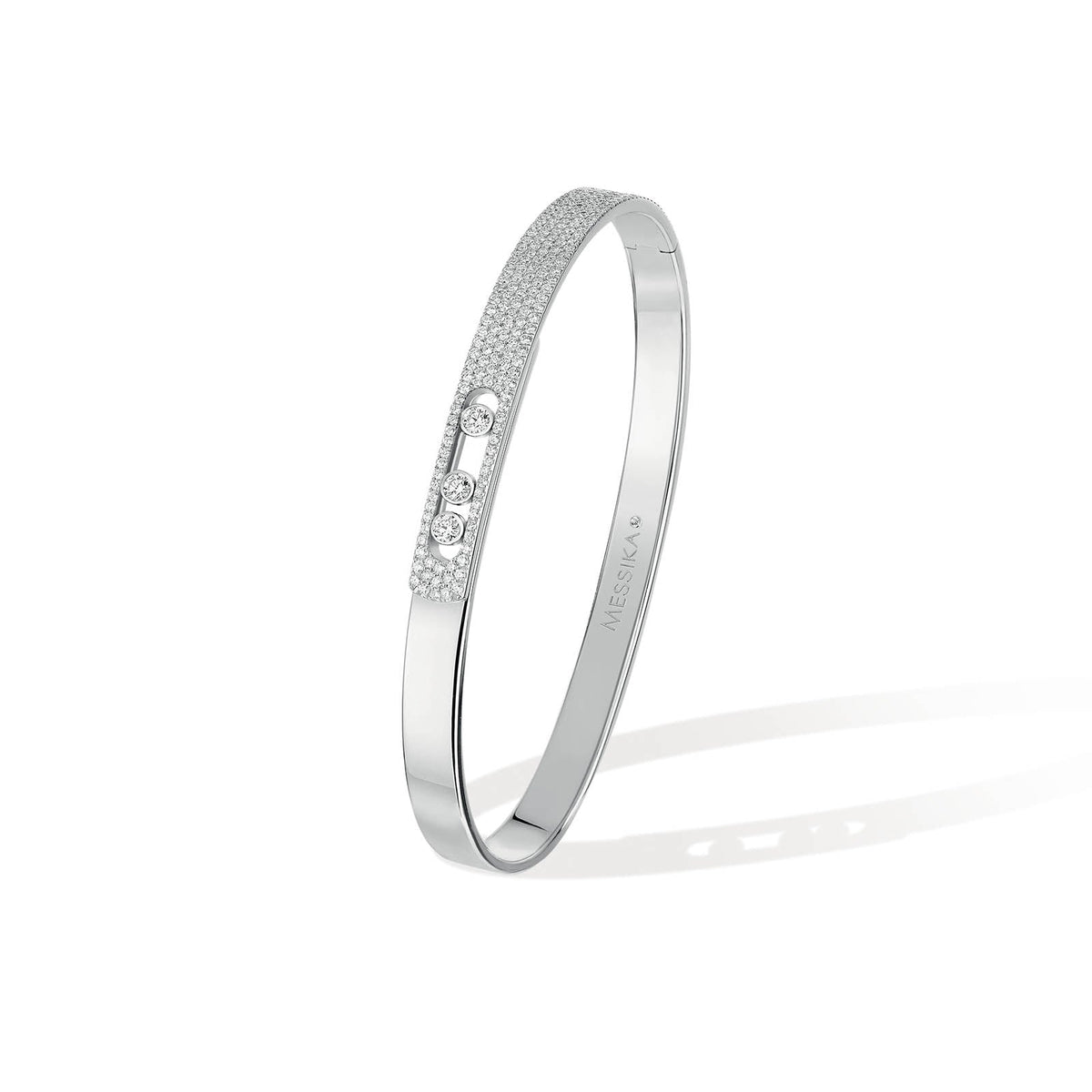 Messika Move Noa Bangle Pm Pavé - 10093-WG-M