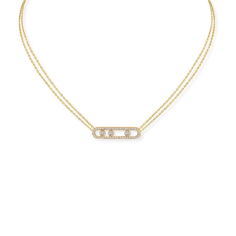 Messika Move Pavé Necklace-Messika Move Pavé Necklace -