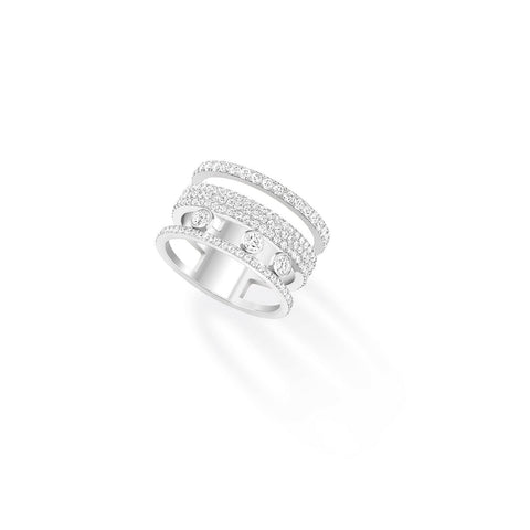 Messika Move Romane Gm Pave Ring-Messika Move Romane Gm Pave Ring -