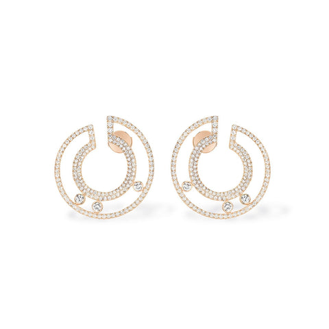 Messika Move Romane Hoop Earrings-Messika Move Romane Hoop Earrings -