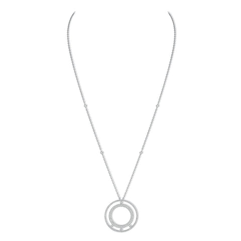 Messika Move Romane Pavé Long Necklace-Messika Move Romane Pavé Long Necklace -