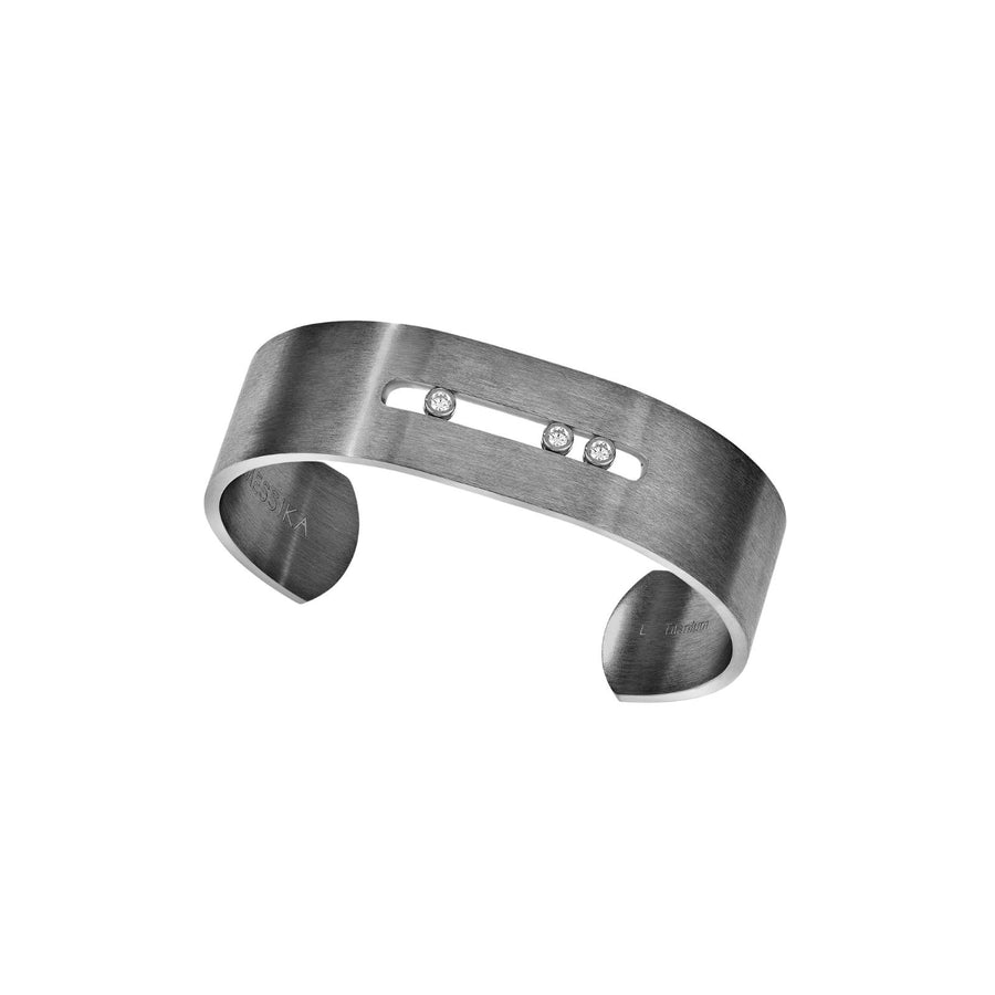 Messika Move Titanium Graphite Bangle -