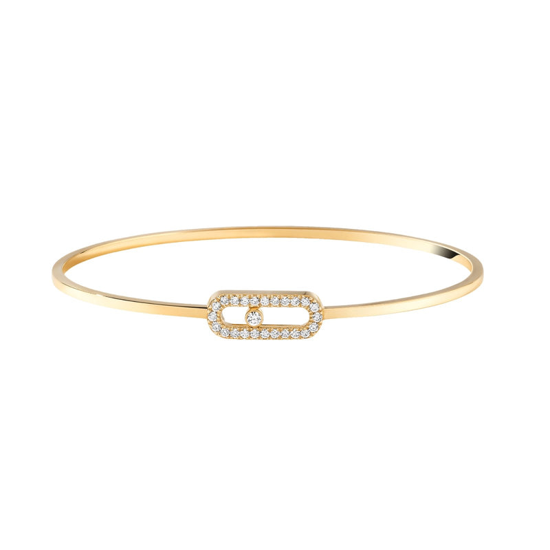 Messika Move Uno Pavé Flex Bangle-Messika Move Uno Pavé Flex Bangle - 11134-YG