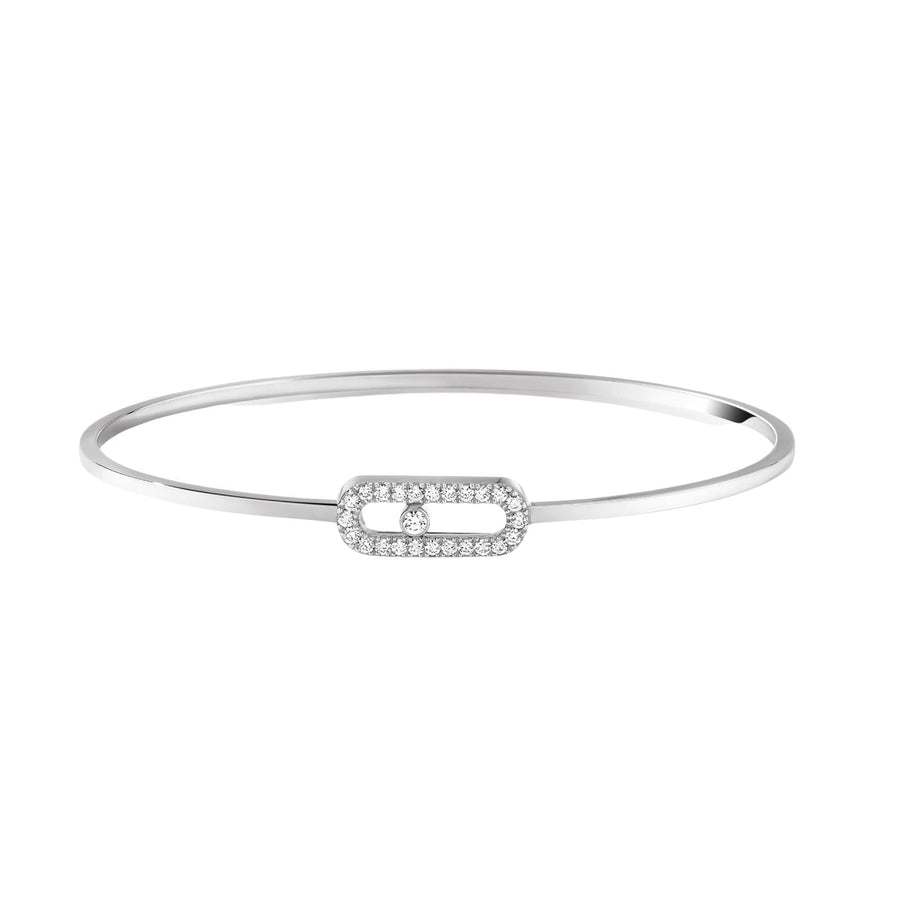 Messika Move Uno Pavé Flex Bangle MM - 12057-WG-S