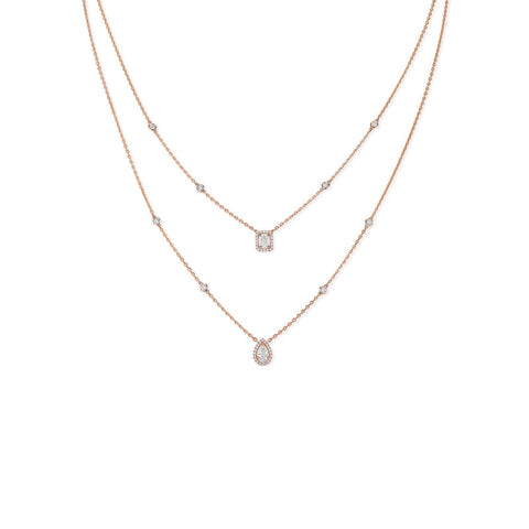 Messika My Twin 2 Row Necklace -
