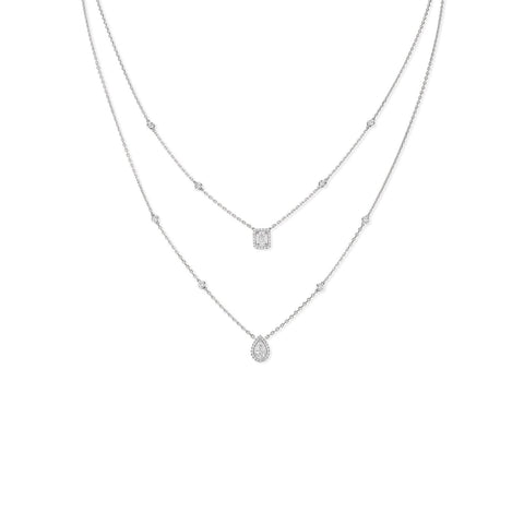 Messika My Twin 2 Row Necklace-Messika My Twin 2 Row Necklace -