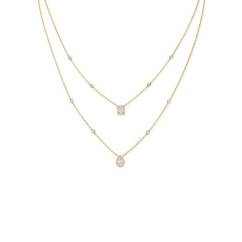 Messika My Twin 2 Row Necklace-Messika My Twin 2 Row Necklace -