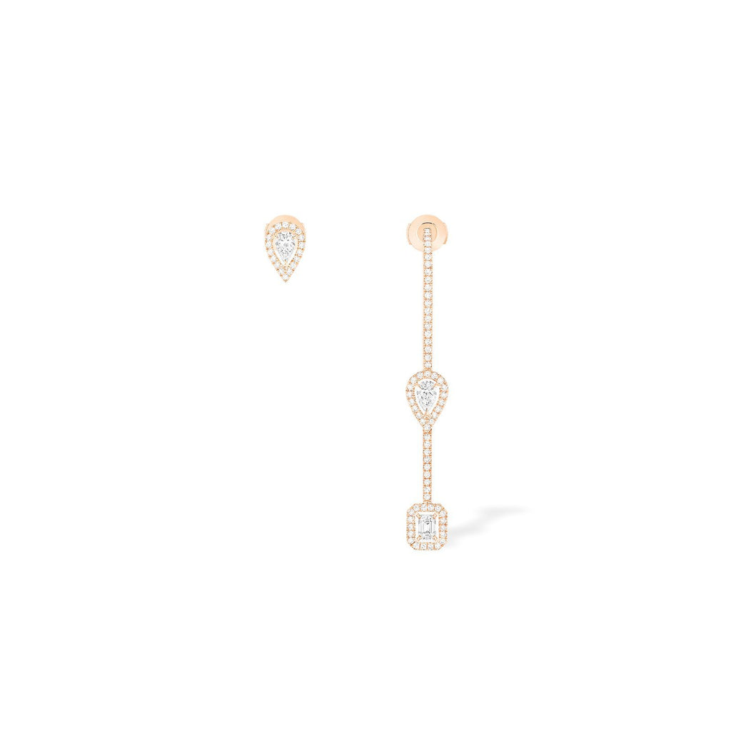 Messika My Twin Hook And Stud Earrings -