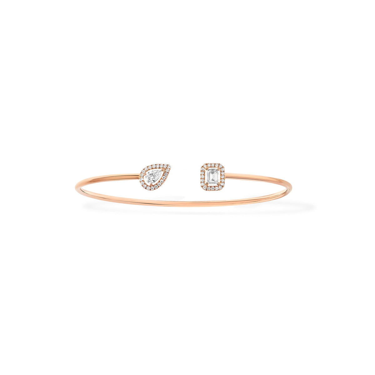 Messika My Twin Toi & Moi Thin Bangle - 07222-PG