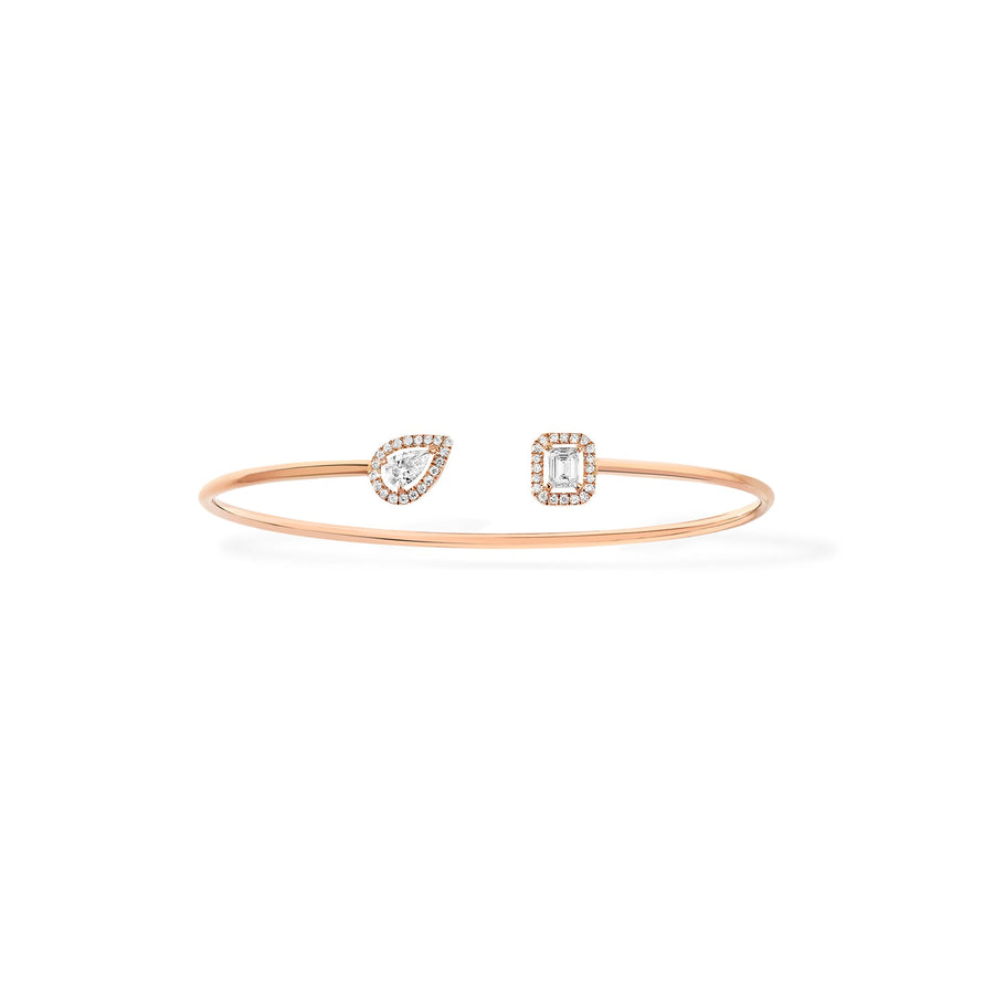 Messika My Twin Toi & Moi Thin Bangle - 07222-PG