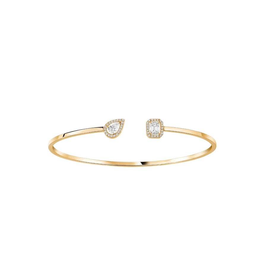 Messika My Twin Toi & Moi Thin Bangle - 07222-YG