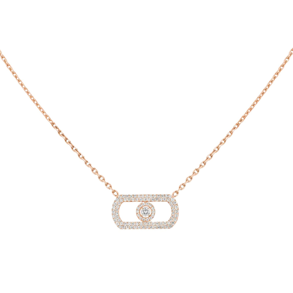 Messika So Move Pavé Diamond Necklace - 12945-PG