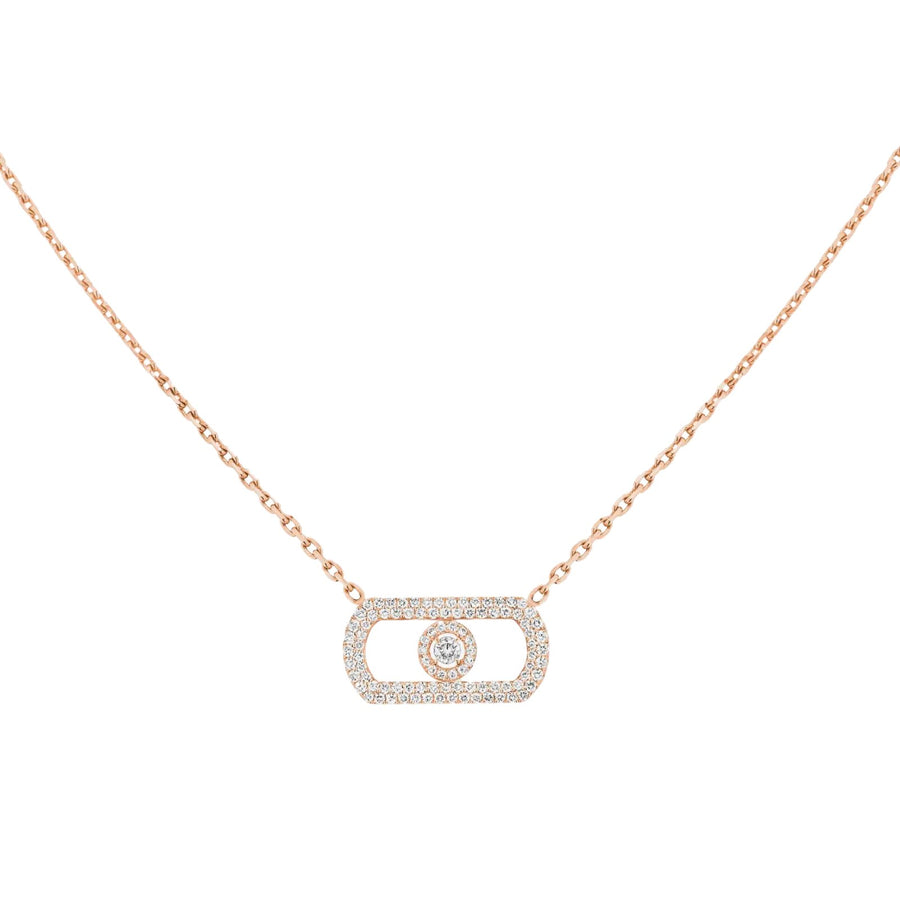 Messika So Move Pavé Diamond Necklace - 12945-PG
